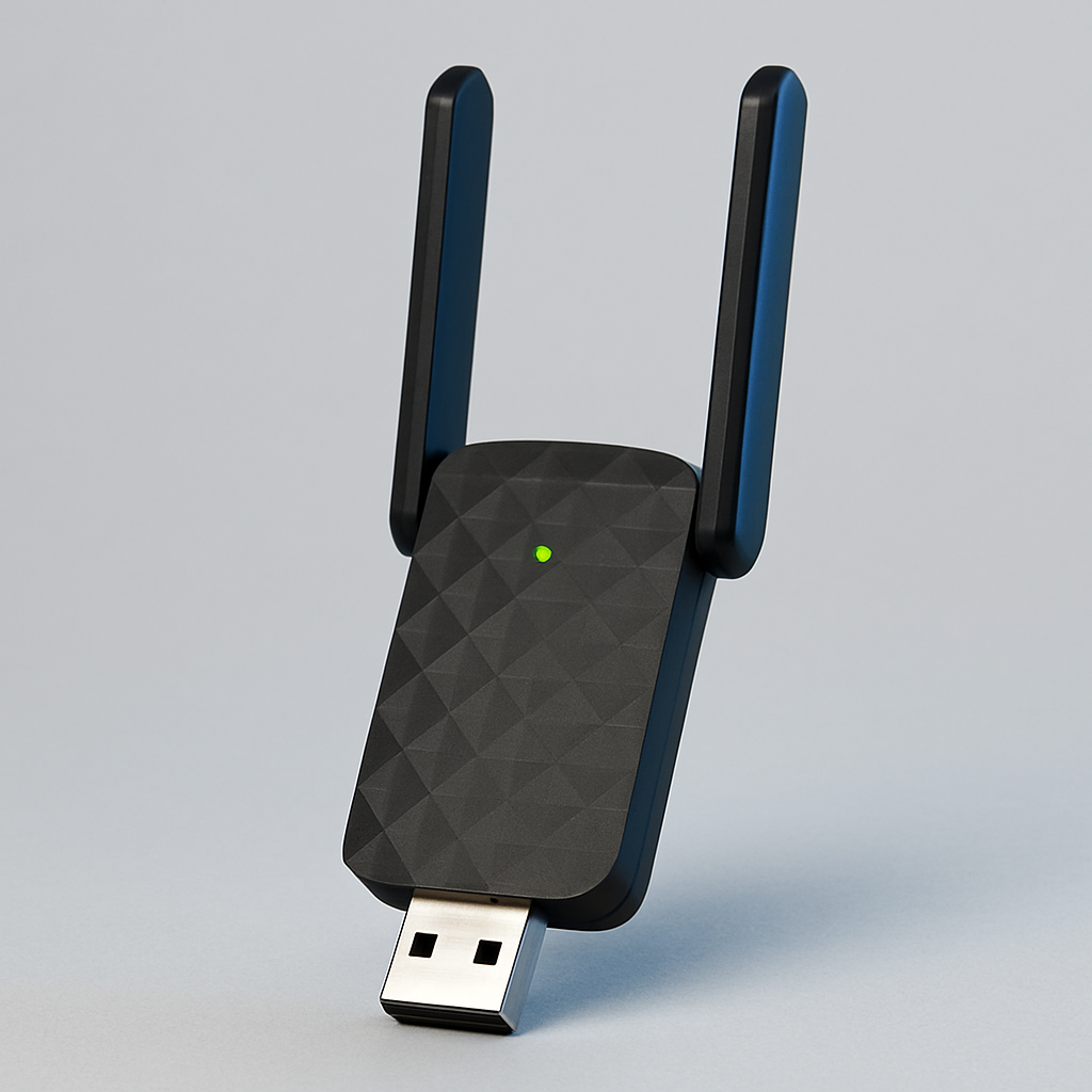 WiFi 6 USB Adapter - studio photo angle 4